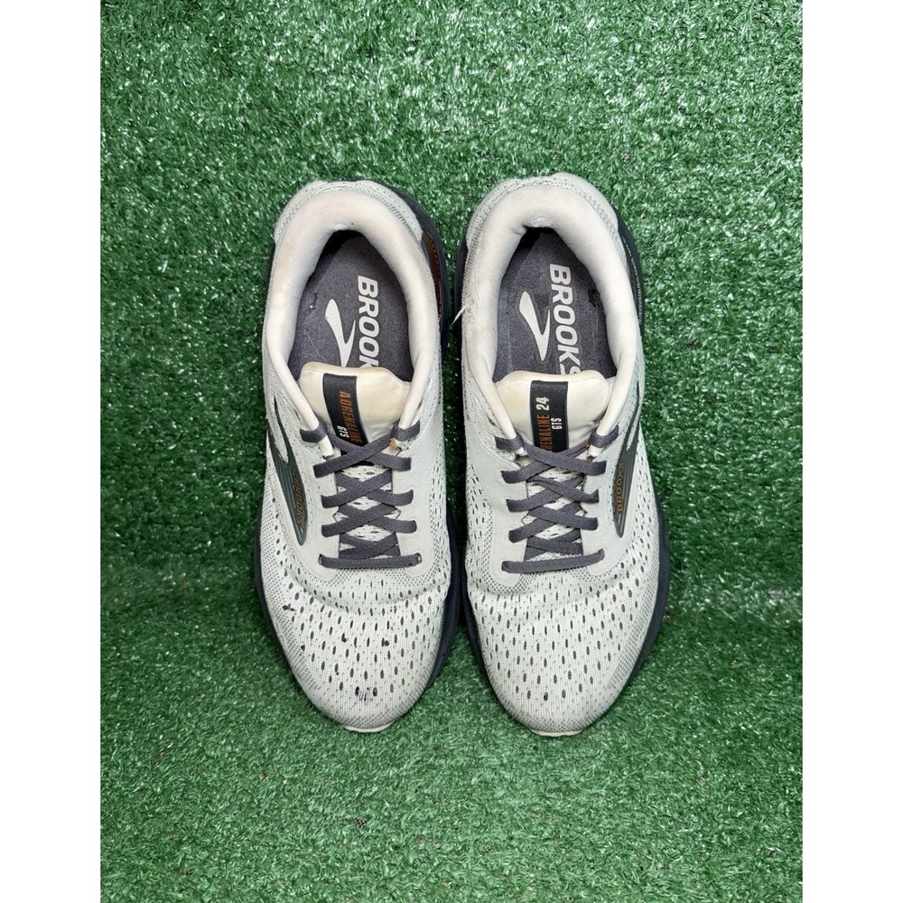 Brooks Womens Size 8 Adrenaline GTS 24 Grey Running Shoes Comfort Gym Sneakers - Picture 6 of 11
